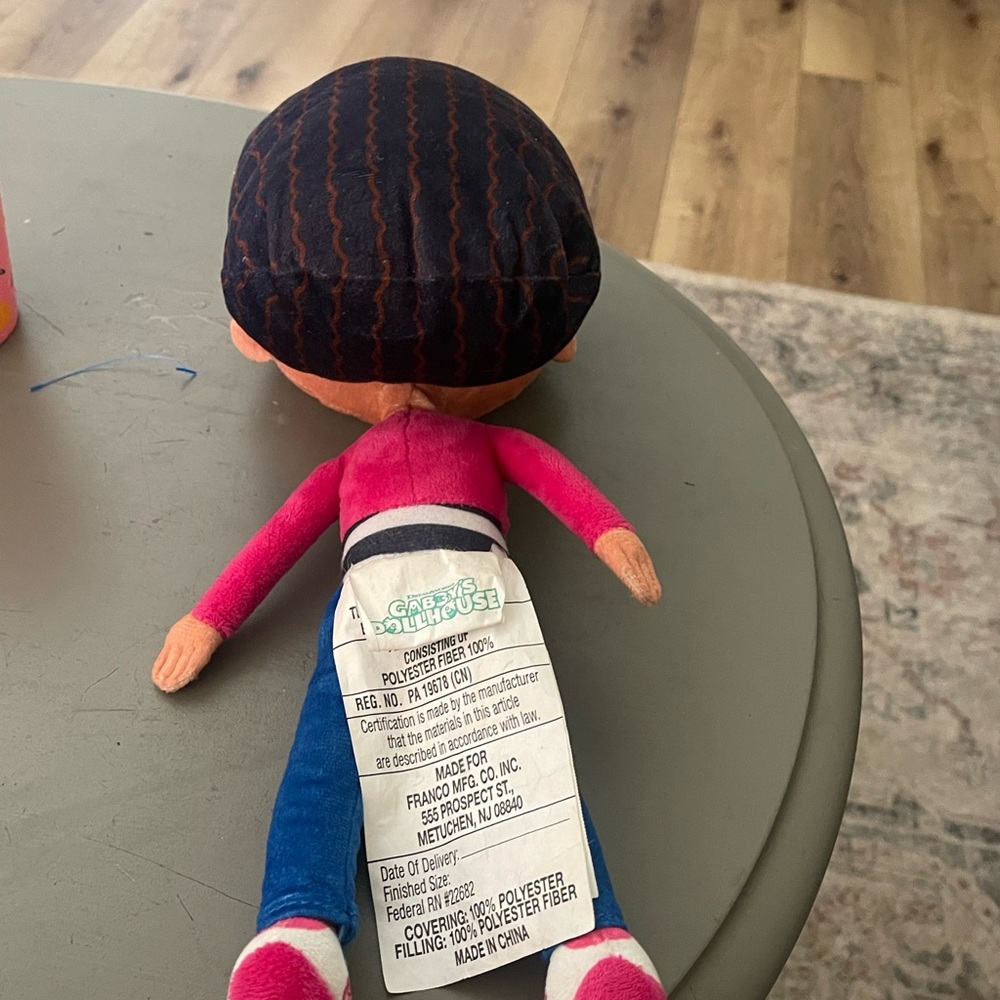 Dreamworks Pink and Blue Gabby’s Dollhouse Gabby 14” Plush Doll - Picture 5 of 11